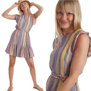 Marine Layer Laney Stripe Minidress, X-Small